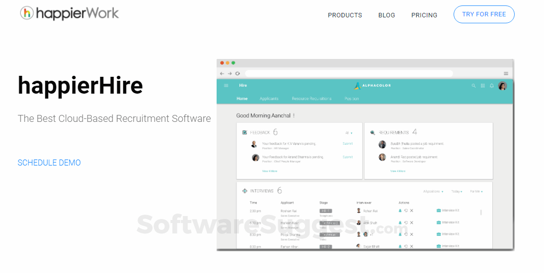 happierHire Screenshot1